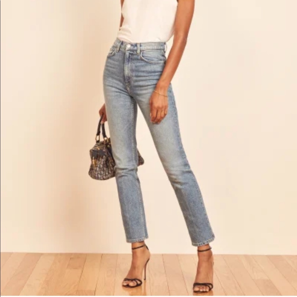 Liza Ultra High Rise Straight Jeans